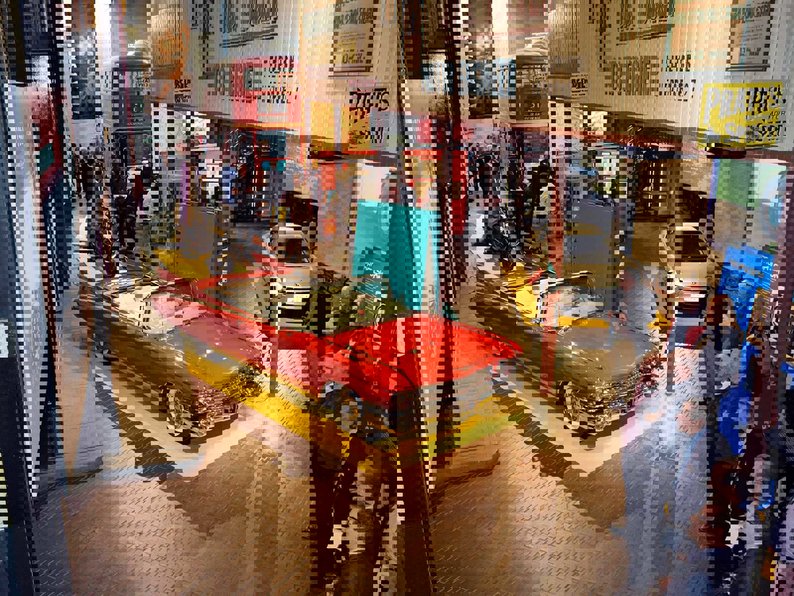 Opening of Motopia exhibition with guests in the gallery