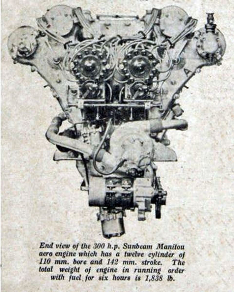Sunbeam Manitou engine end view