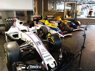 Formula 1 Williams FW11-07 and Williams FW15C-01
