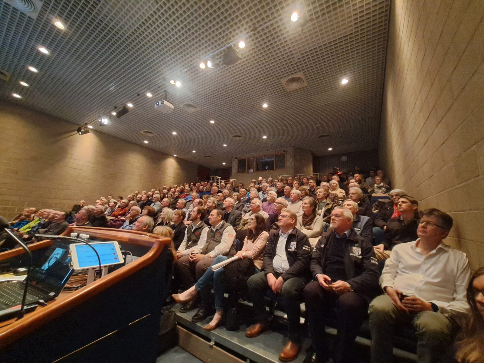 Transport Torque audience at the National Motor Museum at Beaulieu