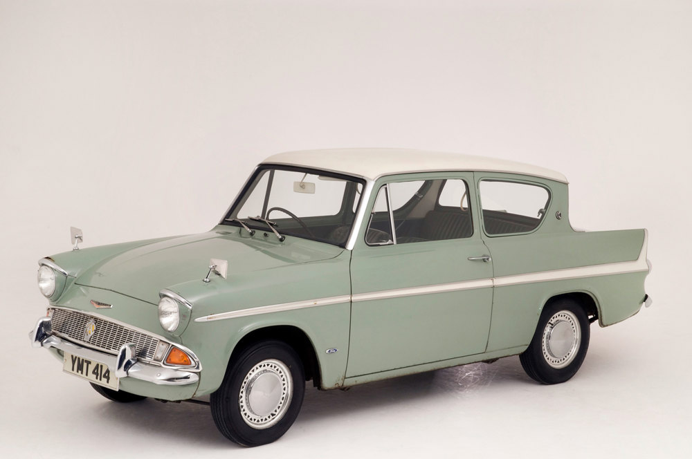 A 1966 Ford Anglia Super 1200