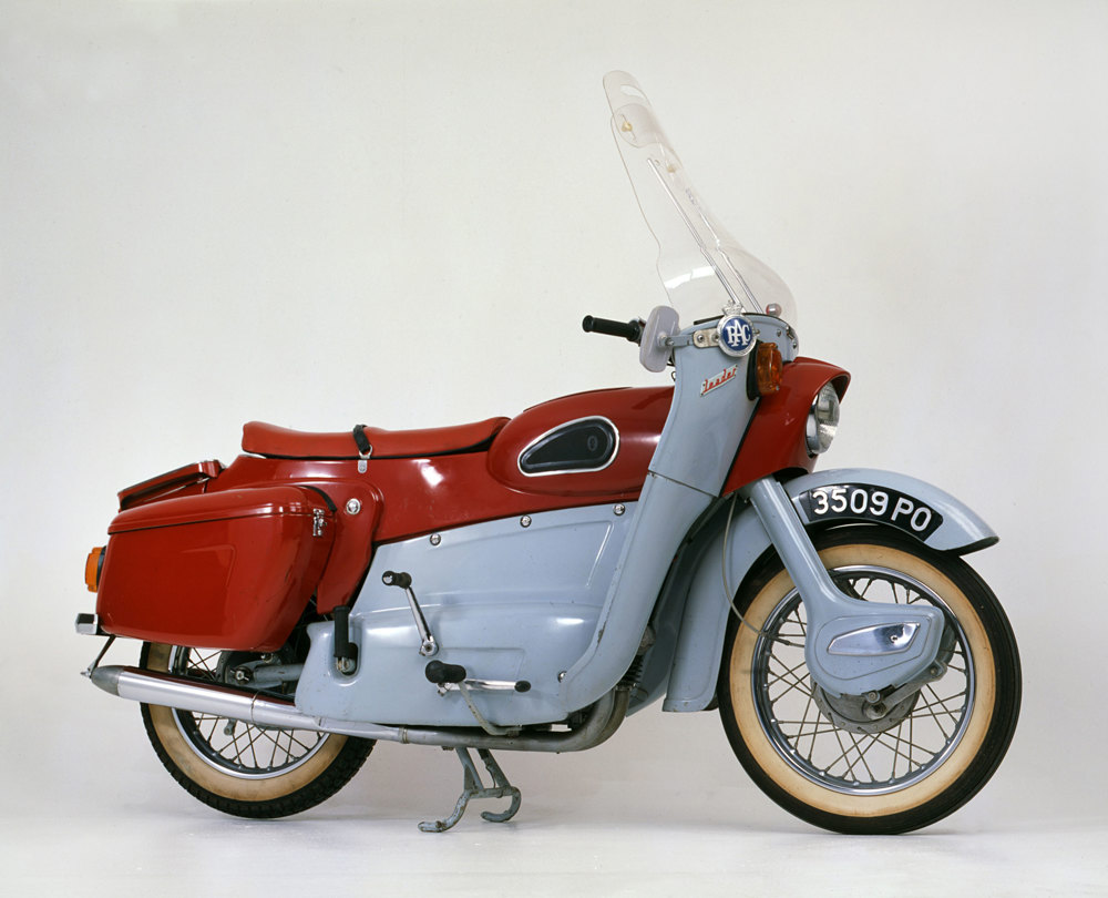 A 1959 Ariel Leader motorcycle