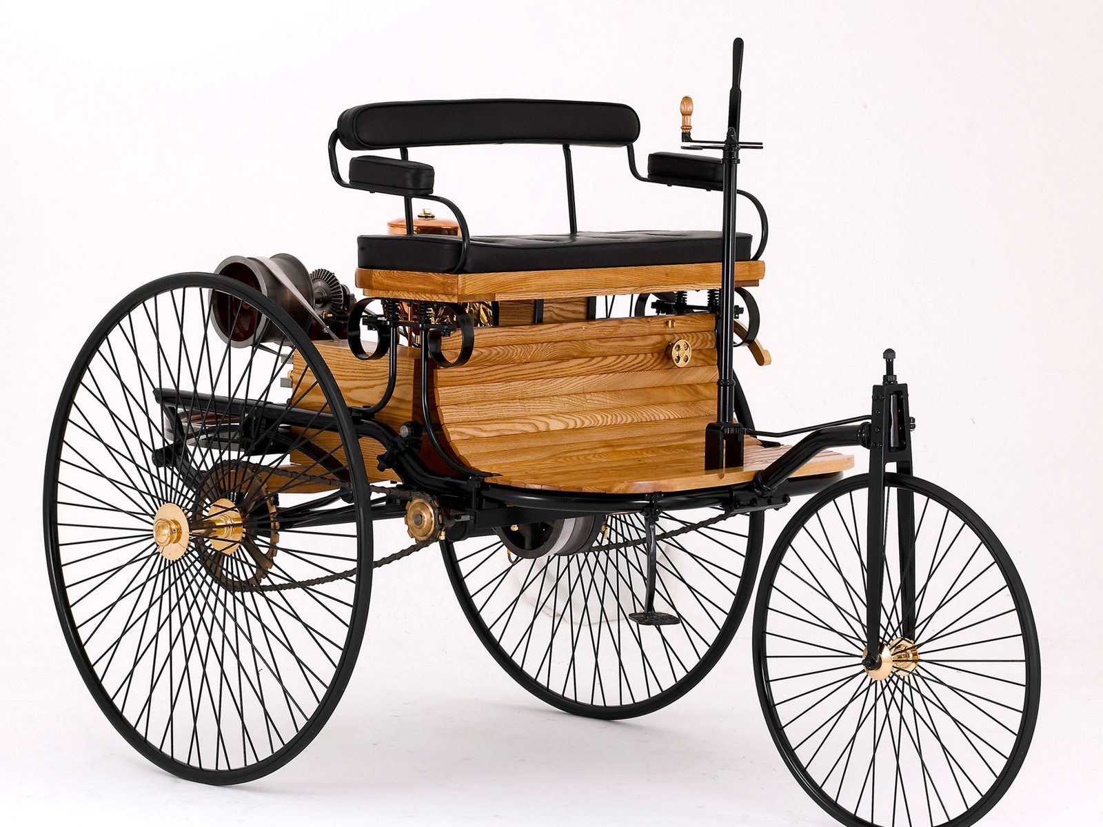 A replica of the Benz prototype ‘Motorwagen’