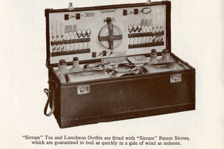 Advert for a Sirram picnic basket