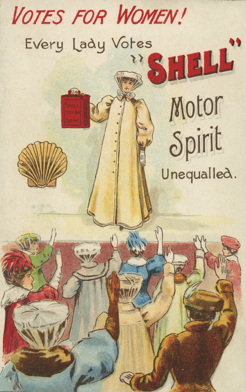 Shell Postcard, Votes for Women, 1908 (Shell Brands International, courtesy of SHAC)