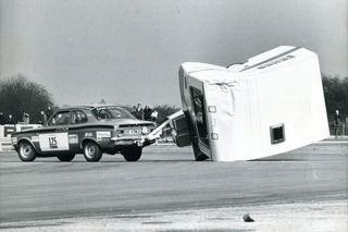 Rare accidents at the Road Rallies led to the continued development and improvement of caravan stability.
