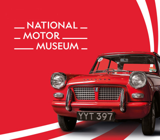 National Motor Museum new brand with car