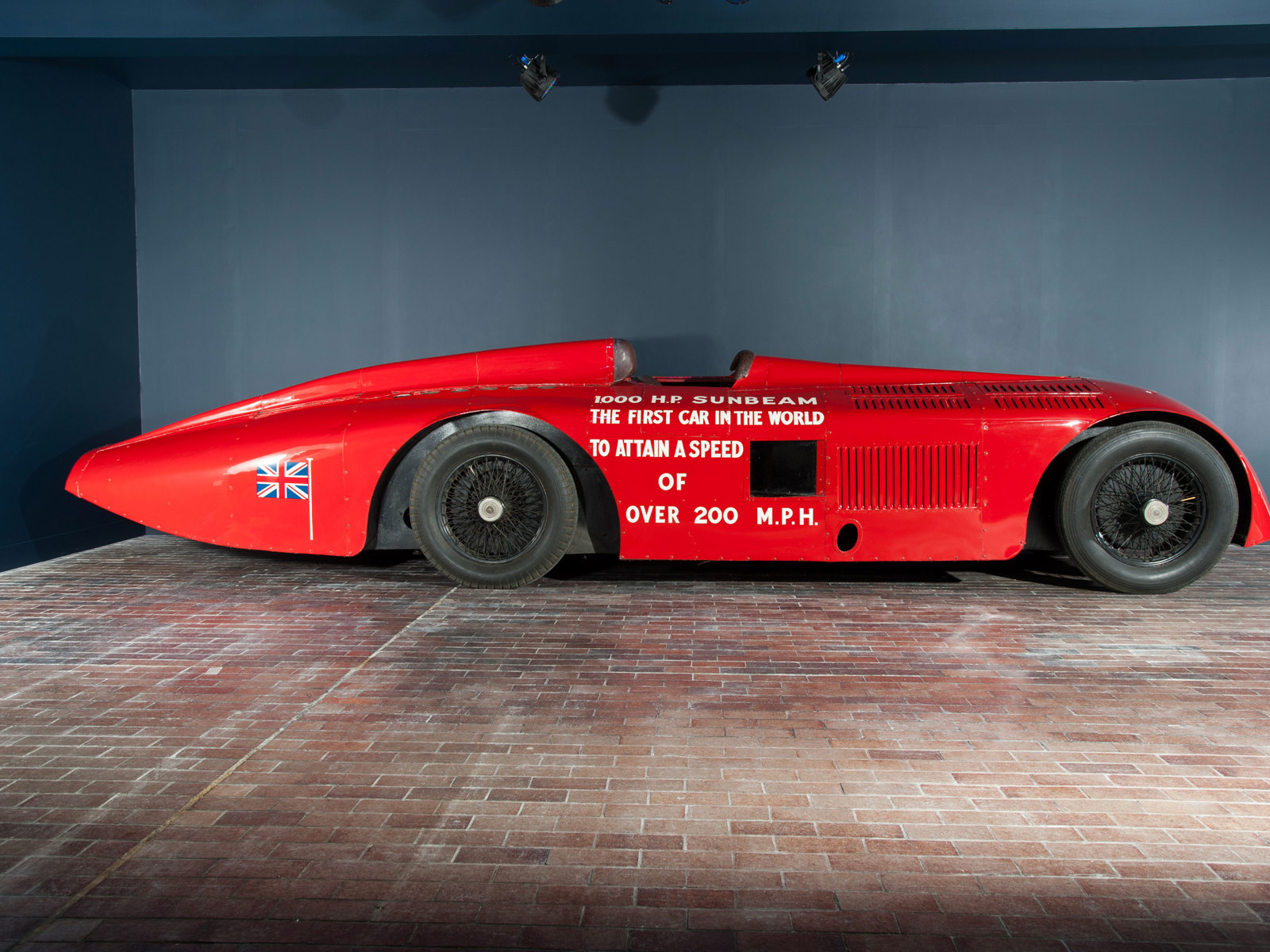 Sunbeam 1000hp at the National Motor Museum