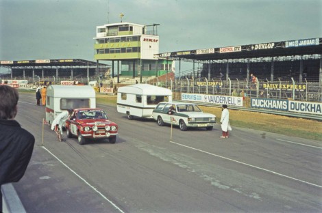A snap taken by Ray Smith as he spectated the 1973 Road Rally after clocking off from his marshalling duties