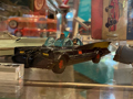 Miniature Batmobile Model car at the Motopia exhibition at the National Motor Museum