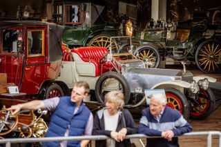 Son And Parents At The Museum