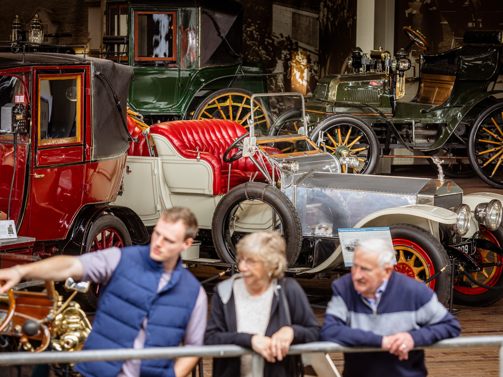 Son And Parents At The Museum