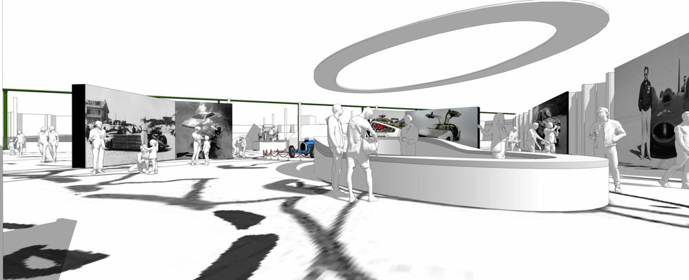 New Artists Impression Concept for the National Motor Museum new entrance