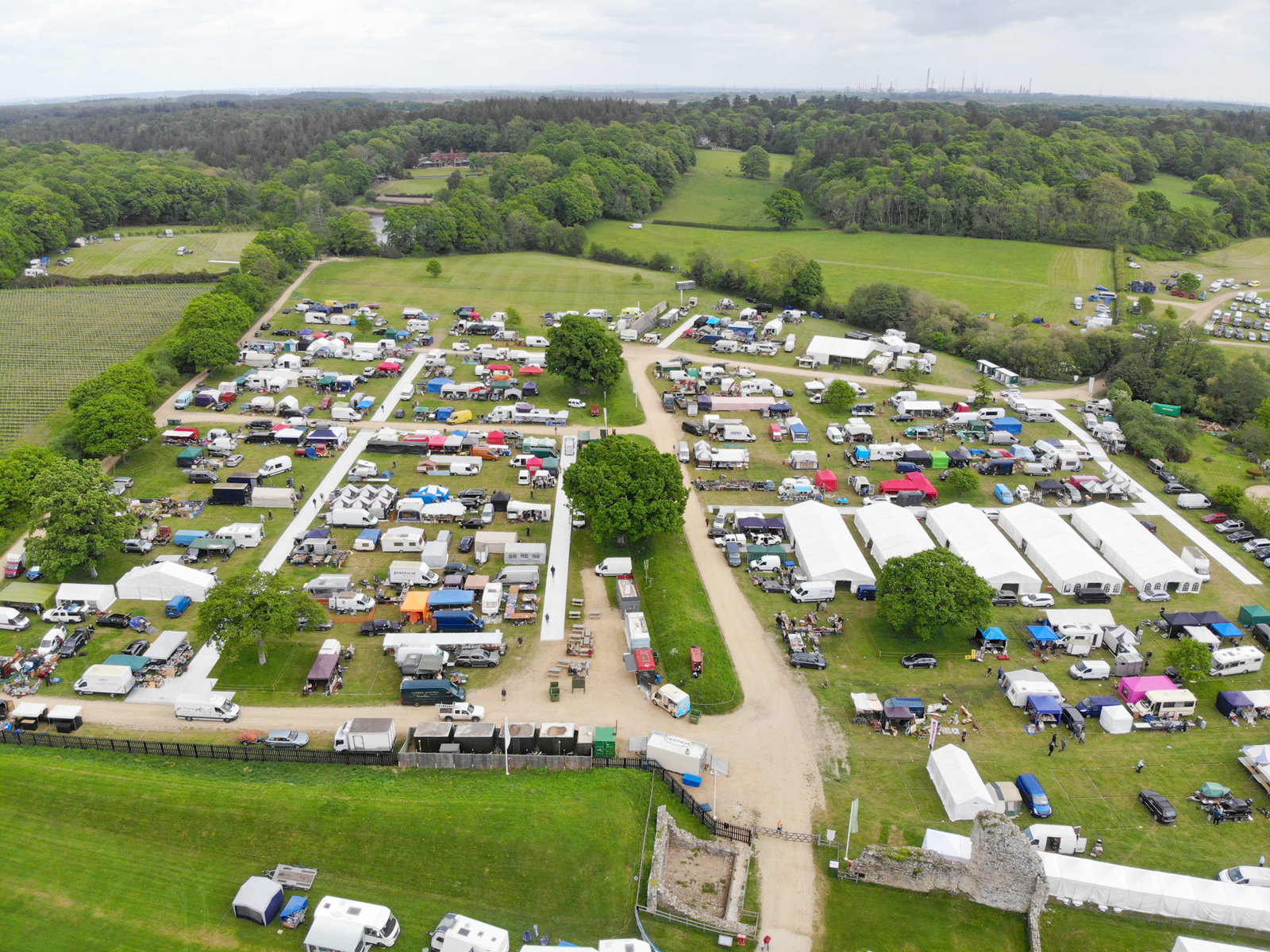 International Autojumble Aerial View