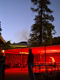 Smoke emitting from the Collection Centre as seen from the Brabazon Restaurant terrace - Bryn Jones