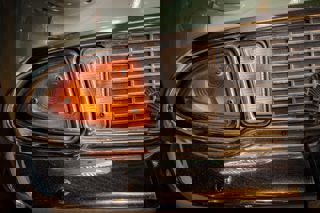 Ford Anglia headlight and bumper detail