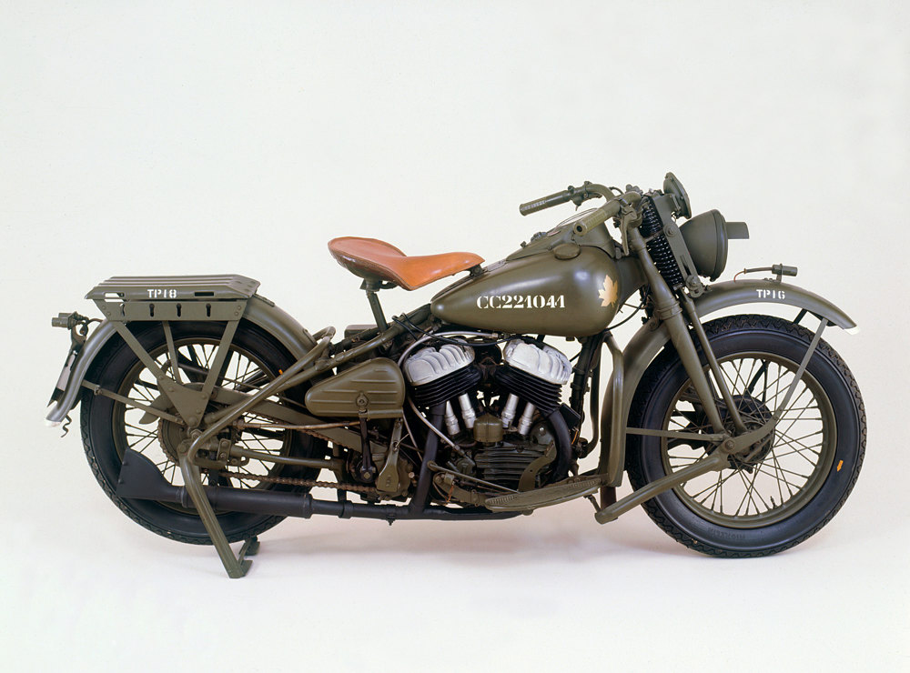 A 1942 Harley-Davidson Model 42 WLC motorcycle