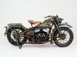 A 1942 Harley-Davidson Model 42 WLC motorcycle