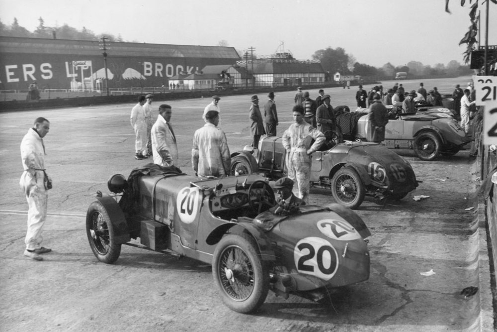 Races at Brooklands helped drive forward tyre development and design.