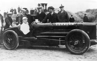Henry Segrave in the Sunbeam Tiger at Southport. March 1926