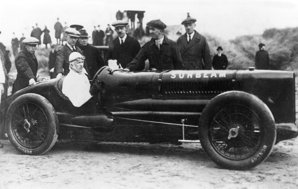 Henry Segrave in the Sunbeam Tiger at Southport. March 1926