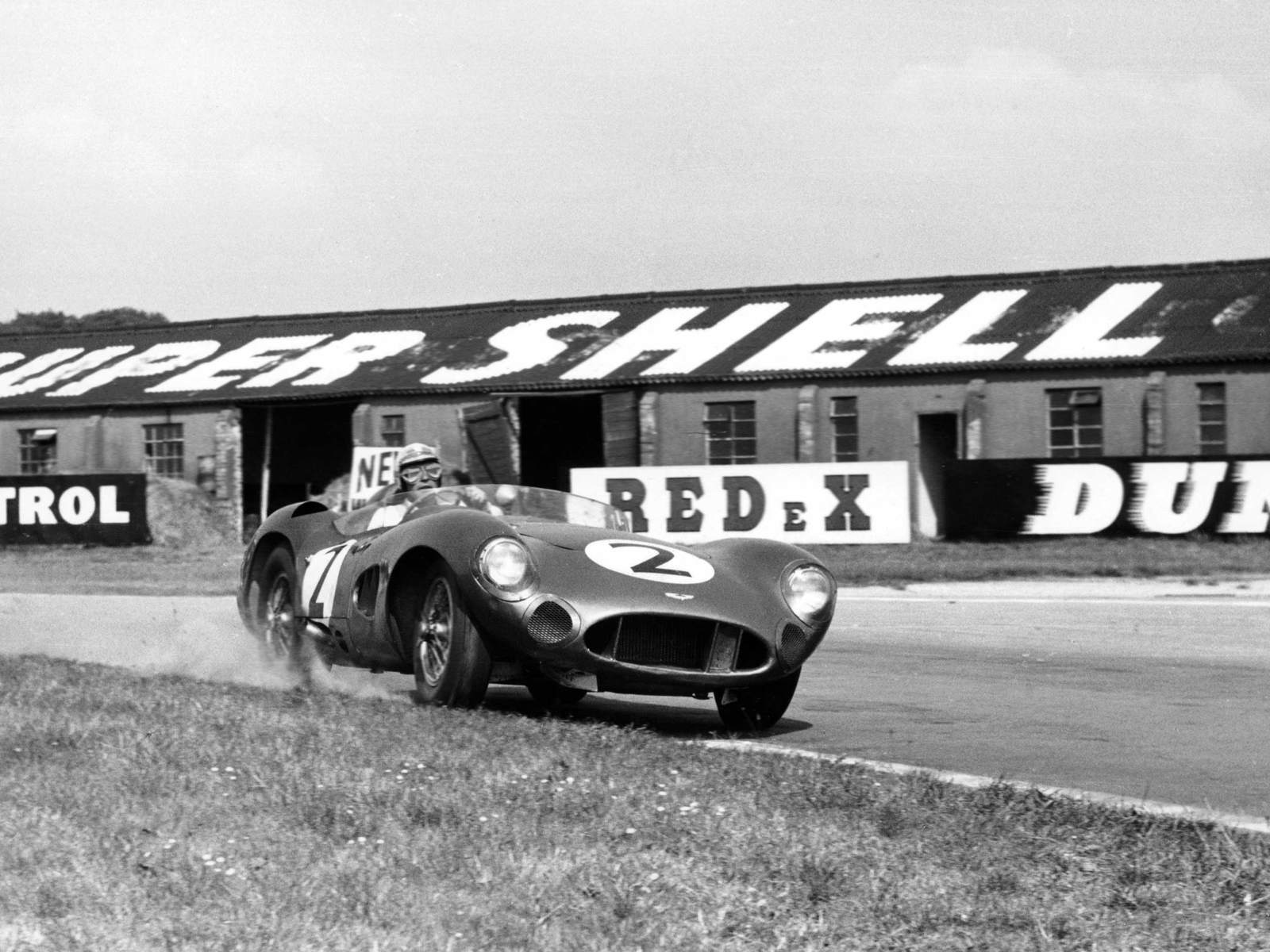 Archive image of car racing on track