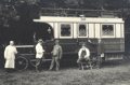 1913 Daimler chassis motor caravan owned by Caravan Club member Albert Fletcher