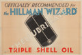 Painting 'Hillman Wizard Recommend Triple Shell' by Elizabeth Holman, 1931, Shell advertising campaign