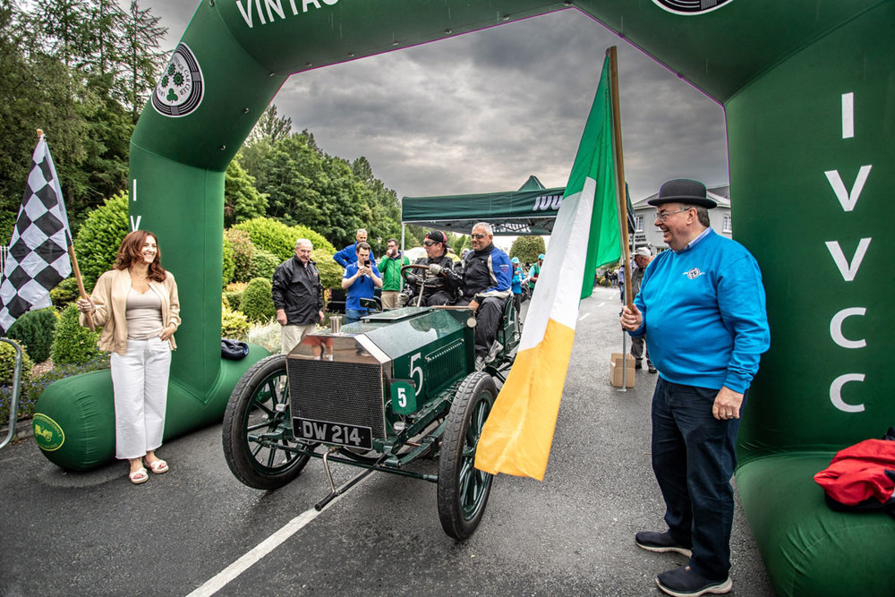 National Motor Museum 1903 Napier Gordon Bennett at the start of the Irish Veteran and Vintage Car Club Rally June 2023