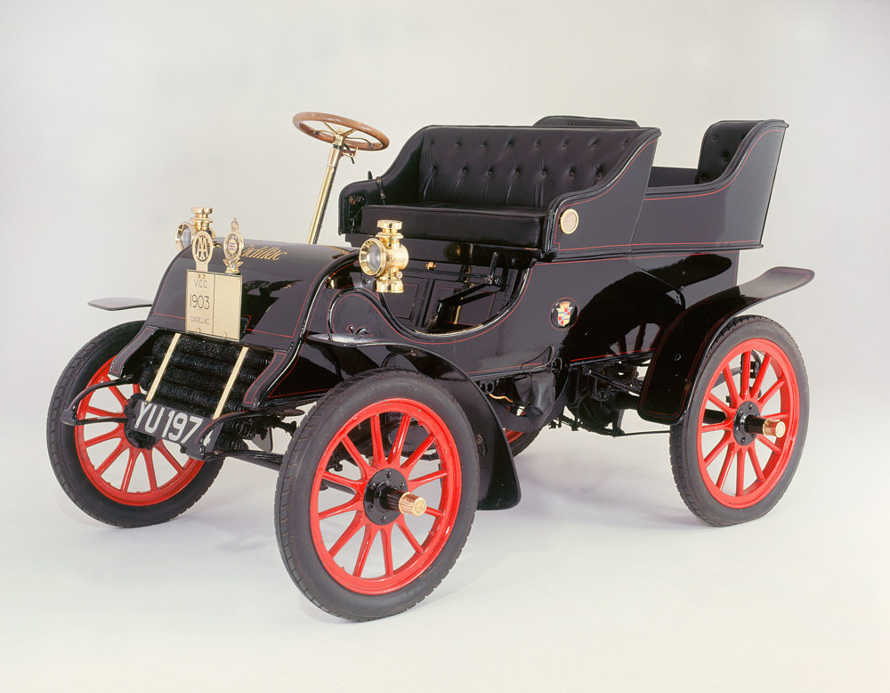 A 1903 Cadillac Model A veteran car