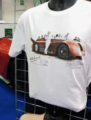  T-shirt of Sunbeam 1000Hp at the British Motor Show