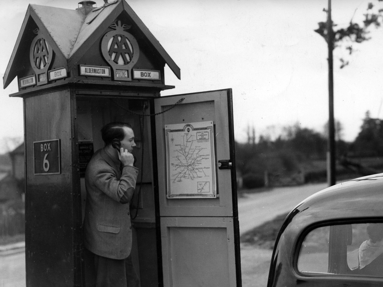 AA Phone Box 1950S