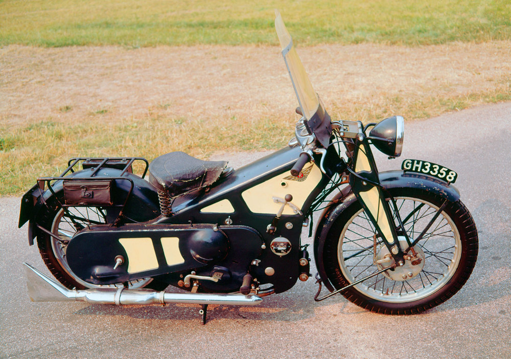 A 1930 Ascot-Pullin Utility De-Luxe motorcycle