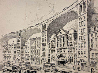 Illustration from Motopia: A Study in The Urban Landscape by Geoffrey Jellicoe