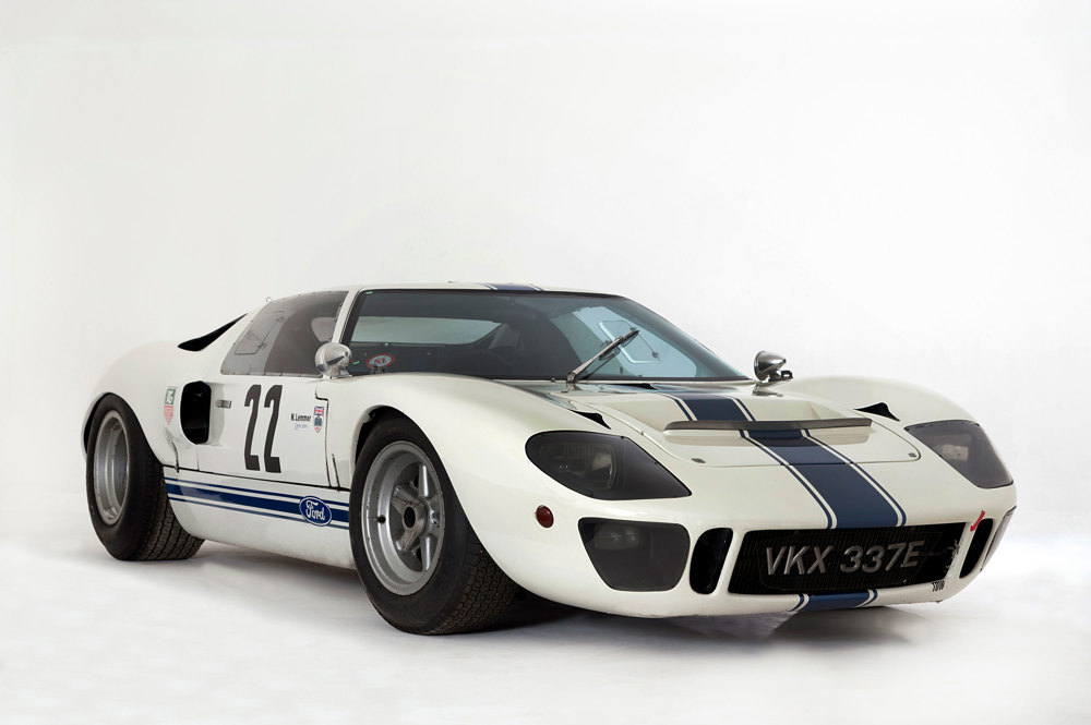 A 1967 Ford GT40, registration number VKX 337E