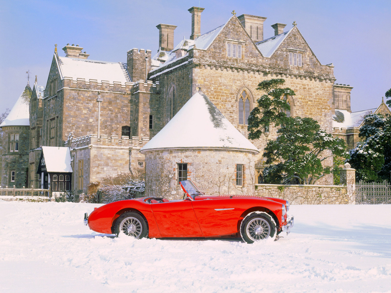 Austin Healey 100 1956 Palace House Snow Web