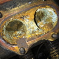 Corrosion inside the Sunbeam 1000hp engine