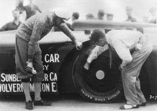 Sunbeam 1000hp tyre check for its record-breaking run