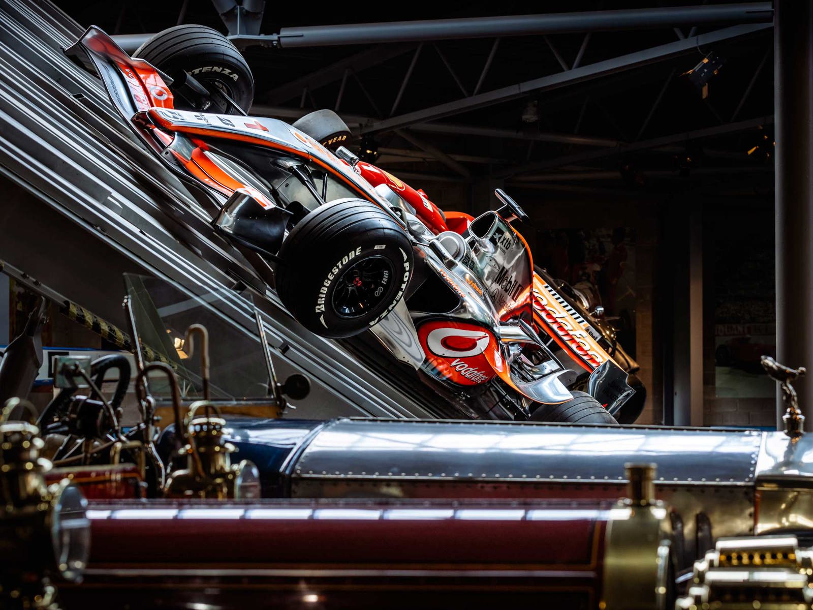 McLaren Mercedes F1 car in the National Motor Museum