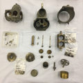 Component of the carburettors cleaned and assessed for wear