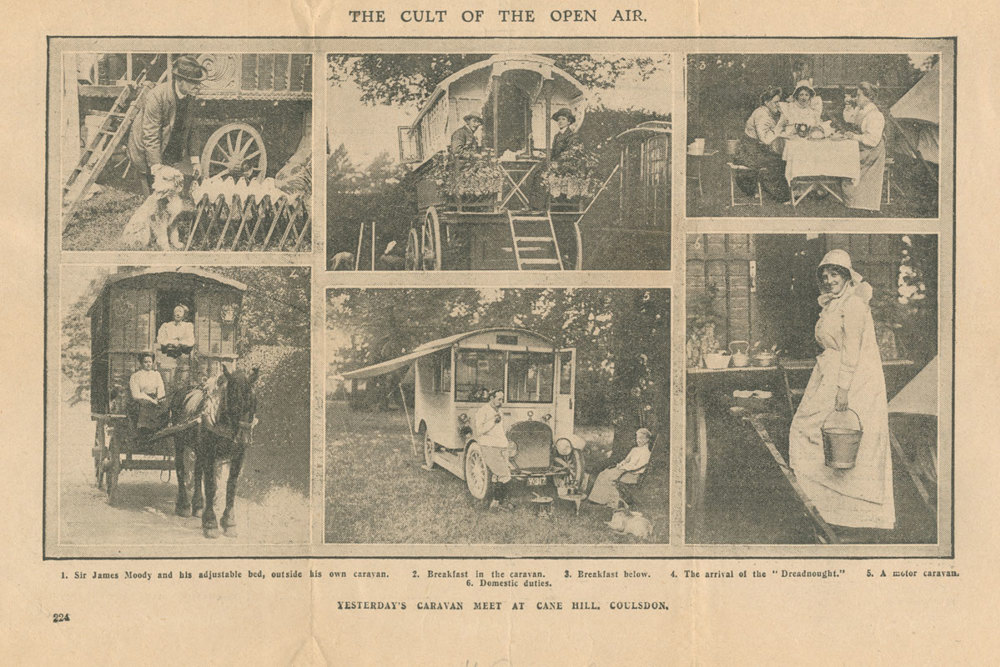 Report on the Caravan Club 1910 Meet published in the Daily Graphic