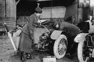 Lady Commandant of the FANY, 1918 (National Library of Scotland/Flickr )
