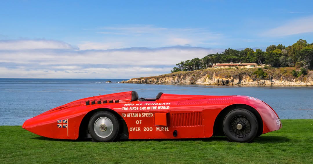 Sunbeam 1000hp at Pebble Beach Concours d‘Elegance