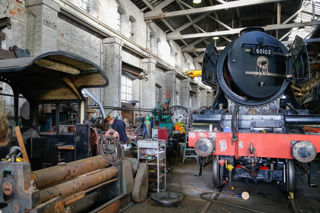 Restoring the Flying Scotsman engine at the National Railway Museum