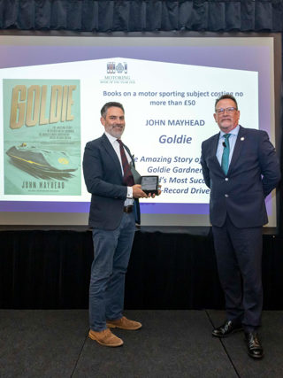John Mayhead receives the Royal Automobile Club Award