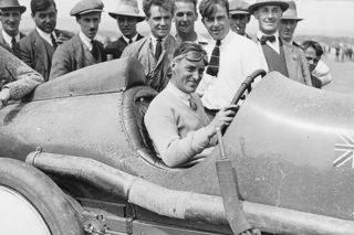 Sir Malcolm Campbell in the Sunbeam 350hp, 1920